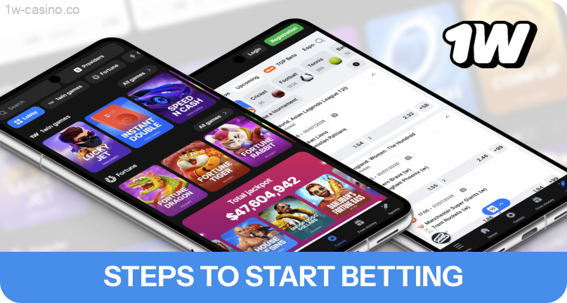 Users on both Android and iOS can make their first bets 1w