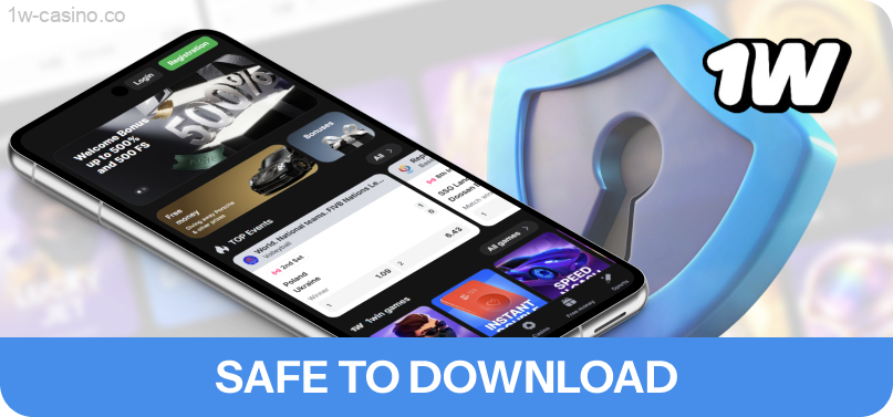 Downloading the APK from the official website is safe