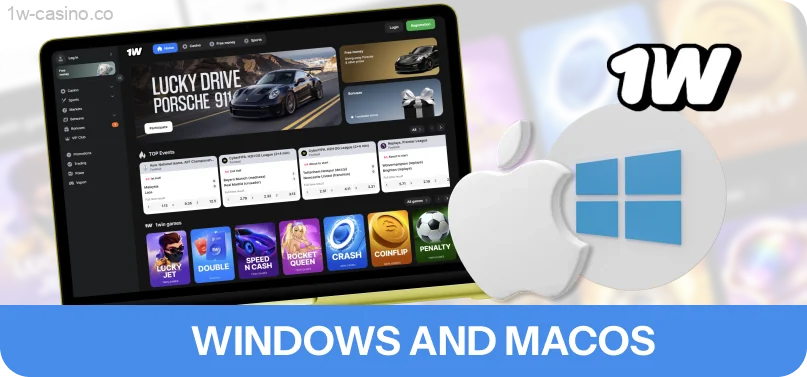 Enjoy ultimate desktop gaming on Windows and macOS with 1w!